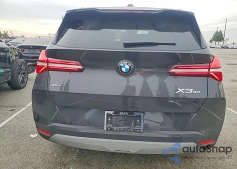 2025 BMW X3 30 xDrive из США, поврежденный, VIN 5UX53GP07S9021422